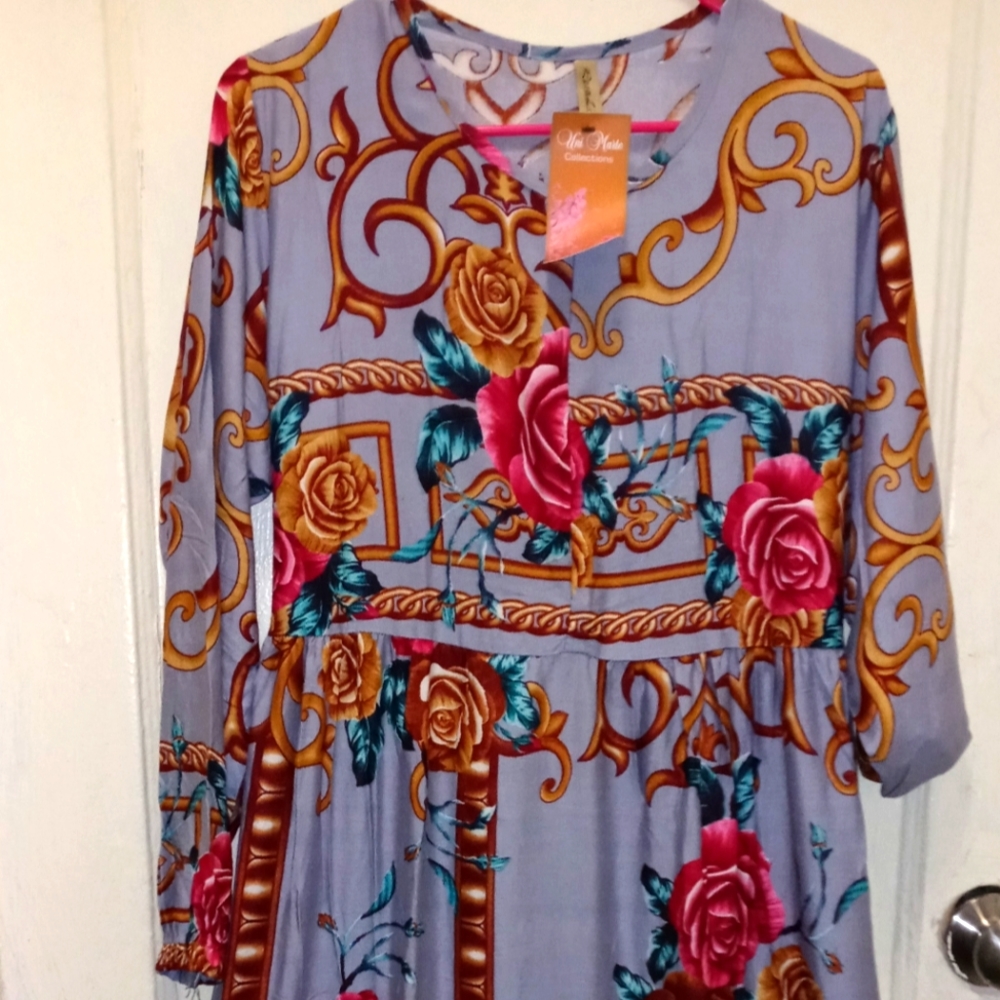 💝NEW💝Woman long maxi dress with long sleeves (Gamis) cotton include the scarf